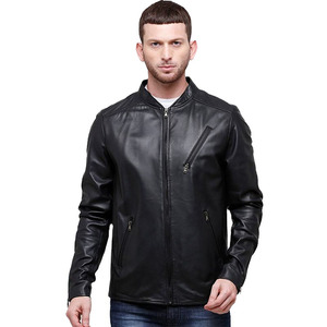 2024 mejor calidad resistente al agua cuero de vaca Color personalizado 100% genuino cálido Reversible chaqueta de cuero con capucha hombres de alto corte - Product Image 4