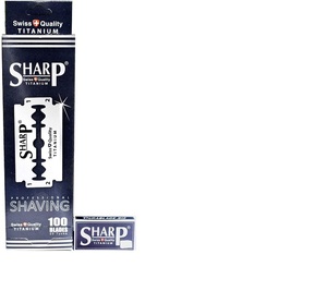 Cuchillas de Afeitar de Titanio Afiladas al por Mayor |   Cuchillas de Seguridad de Doble Filo de Acero Inoxidable |   Paquete a Granel de 100 Piezas para Barberos y Fabricantes de Equipos Originales - Product Image 1