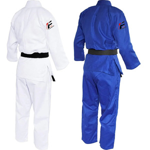 Uniforme de karaté personnalisé multicolore respirant pour hommes et femmes, nouveau logo Alert, polyester/coton 220g, vêtements d'arts martiaux de haute qualité - Product Image 1
