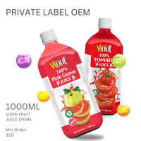Groothandel Dranken Vietnam - 1000ml Frisdrank 100% Fruitsap: Rambutan, Mango, Noni Fruit - Gratis Sample - Private Label OEM