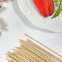 Brochettes de bambou rondes de qualité alimentaire de qualité supérieure série 200mm bâtons de bambou jetables en gros pour barbecue