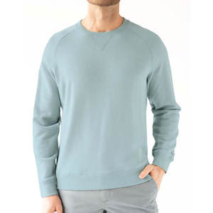 Prix de gros – Sweat-shirt homme léger 100 % polyester, personnalisé, durable, tendance, vêtement d'hiver brodé numériquement - Product Image 4