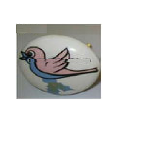 Perillas de puerta de cerámica pintadas a mano de colores surtidos Diseños hechos a mano de La India Perilla de puerta de cerámica - Product Image 1