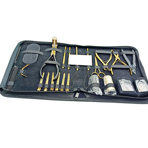 MEILLEUR Kit d'outils d'extension de cheveux comprend 2 pièces à coudre dans une aiguille de type C également une pince à enlever les perles Nano & Micro Link et un doigt de séparation - Product Image 1