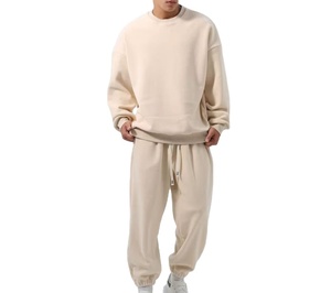 Conjunto Deportivo Informal para Hombre, Nuevo, de Alta Calidad, 100% Algodón, Transpirable, de Secado Rápido, Talla Grande, con Logotipo Personalizado Estampado, con Capucha, Moderno - Product Image 1
