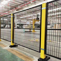 Paneles enmarcados de malla de alambre de acero al carbono galvanizado Valla de bajo mantenimiento para fábricas de casas de construcción de seguridad