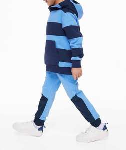 Suministro directo de fábrica Logotipo personalizado Impreso Invierno Sólido Niños Chándales-Venta caliente Último Casual Transpirable Poliéster Algodón - Product Image 3