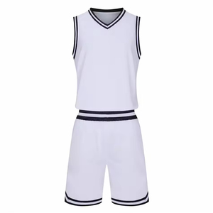 Uniforme de Baloncesto de Última Colección con Impresión Totalmente Personalizada, Talla Grande, 100% Poliéster, Transpirable, de Secado Rápido, Precios Razonables - Product Image 3