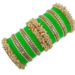 2025 Luxury Multicolor Vintage Wedding Bridal Bangles Churiya <b>Set</b> Third Party Certified Fashion <b>Bracelets</b> for Weddings - Product Image 1