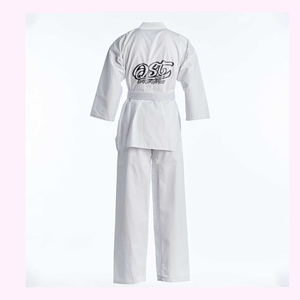 Venta al por mayor precio barato artes marciales desgaste Taekwondo lucha uniformes ligero cómodo algodón de alta calidad servicio OEM - Product Image 5