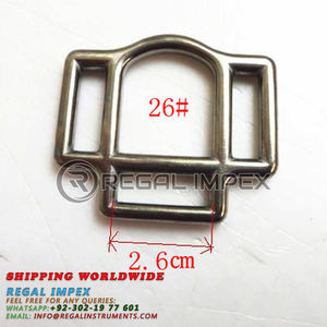 Boucle de réglage pour bride, harnais et sangle de cheval, en acier inoxydable, option de personnalisation disponible - Product Image 6