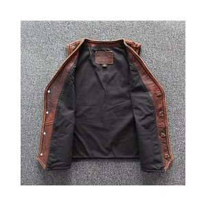 Gilets en laine/polyester de style optimal pour hommes, de haute qualité, imperméables, coupe-vent, respirants, vêtements de moto, logo personnalisé - Product Image 3