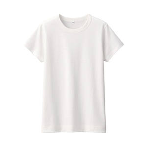 T-shirt court à manches courtes pour femme, en coton, couleur unie, logo personnalisé, imprimé, mode été, faible MOQ et prix - Product Image 2
