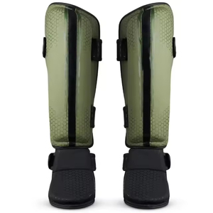 Protège-tibias pour hommes, design très demandé, cuir, protection professionnelle, respirant, anti-rides, dernières tendances en matière de tissus, vente chaude - Product Image 1