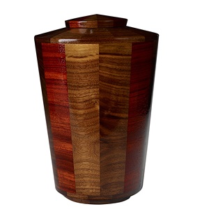 Urna Funeraria de Madera Hecha a Mano con Acabado Natural, Urna Conmemorativa Duradera para Adultos, Suministros Funerarios, Urnas para Cenizas de Cremación - Product Image 1