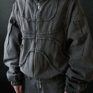 Sudadera con capucha vintage para hombre, lavada, con efecto descolorido por el sol, manga larga, estilo casual, para moda urbana, cálida, cómoda y moderna - Product Image 4