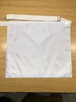 Tablier personnalisé de la franc-maçonnerie, brodé à la main, en tissu Cordura/Polyester, couleur personnalisée, rectangulaire 16x14 pouces