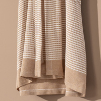 Albornoz de algodón unisex, tejido de lino ligero, transpirable, secado rápido, sólido, primavera, verano, todo el año, ropa de dormir de pavo, salón