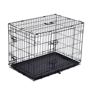 Nouvelle arrivée <span class=keywords><strong>Cage</strong></span> pliante pour chien en treillis métallique pour votre ami à fourrure - Product Image 1
