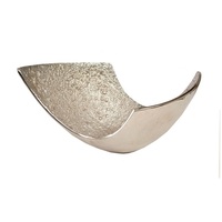 Bol de service de fruits en forme de bateau doré, Design de luxe, Restaurant et mariage, bol à fruits en forme de bateau, dernière conception bol à chocolat