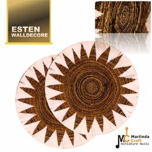 Decoración de Pared ESTEN, Artesanía de Corteza de Árbol de Plátano - Product Image 1