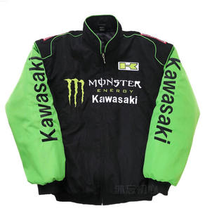 Chaqueta impermeable personalizable inspirada en F1 para hombre para invierno chaquetas bordadas informales para montar al aire libre con cierre de cremallera - Product Image 2