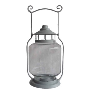Vente en gros de lanterne cadeau de l'Aïd lanternes marocaines en verre et en fer aux chandelles lanternes décoratives du Ramadan fournisseur indien - Product Image 4