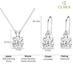 Compre en Línea Conjuntos de Pendientes de Plata de Ley 925 de Primera Calidad para Bodas - Product Image 5