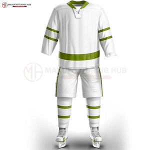 เครื่องแบบฮ็อกกี้น้ำแข็งขายดีใหม่ล่าสุดพร้อมโลโก้100% ออกแบบได้ตามต้องการจากโพลีเอสเตอร์ใหม่ล่าสุด - Product Image 6