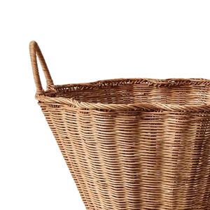 Panier de rangement en rotin festonné, fabrication vietnamienne, vente en gros, écologique, tissé en osier, décoration de table, organisateur pour la maison - Product Image 3