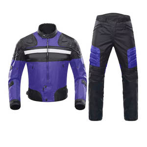 Combinaison en cuir de moto de haute qualité, deux pièces de conception bon marché/Services OEM combinaisons en cuir de moto légères - Product Image 1