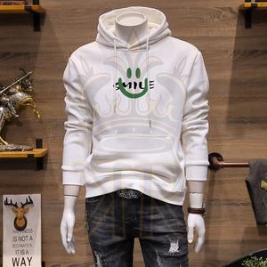 Nouveau automne et hiver hommes décontracté couture sweats à manches longues pull mode hommes pull à capuche - Product Image 4