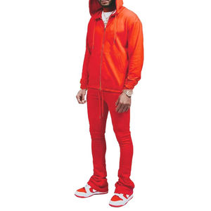 Traje de jogging para hombre hecho a medida Chándales apilados ajustados con impresión digital Último diseño personalizado para chándal de invierno - Product Image 4