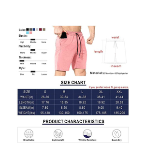 2024 pantalones cortos de gimnasio para hombre con logotipo personalizado de secado rápido, ropa de entrenamiento medio, estilo informal, pantalones cortos de Fitness más vendidos - Product Image 3