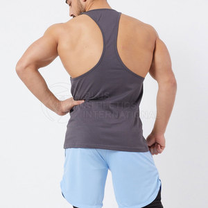 Venta caliente de los hombres Deportes Fitness más tamaño camiseta sin mangas Personalizar Deportes Correr más tamaño camiseta sin mangas - Product Image 5