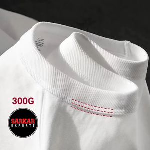 T-shirt unisexe en coton épais 100% pour hommes, imprimé sur mesure, style décontracté, grande taille, imprimé uni, design uni - Product Image 2