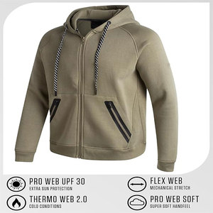 Pur coton 360G lourd printemps automne sport loisirs pull à capuche pour hommes femmes couleur unie Logo avant coupe ample pour l'hiver - Product Image 5