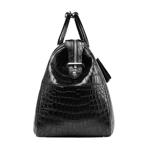 Sac de voyage de luxe en cuir véritable d'alligator/crocodile, grand format, sur mesure, qualité supérieure - Product Image 3