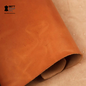 Véritable 1.1-1.3MM de qualité supérieure OEM !! Cuir de vache à croûte de grain noir de jais pour jupe artisanat ceinture de chaussure client de confiance - Product Image 3