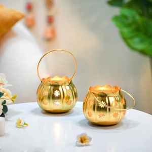 Wholesale Price Candle Stand Luxury Home Decorative New Design Handmade New Style Christmas Candle Holder <b>Silver</b> - Product Image 2