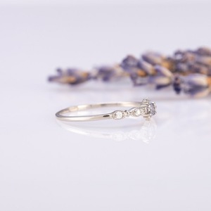 Anillo de piedras preciosas de Alexandra de Plata de Ley 925, joyería hecha a mano, anillo de estilo bohemio de plata, joyería para mujer, regalo de boda para esposa - Product Image 2