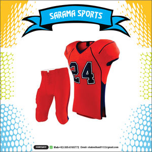 Conjunto de camiseta de fútbol americano con diseño y logotipo personalizados, - Product Image 6