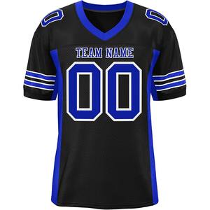 Maillots de football en maille haute performance personnalisés pour les jeux d'été par temps chaud respirant évacuant l'humidité grande taille manches courtes - Product Image 1