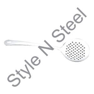 Ustensiles de cuisine en acier inoxydable à poignée en silicone écumoire à frire passoires passoires passoire en fil métallique pâtes maille écumoire cuisson - Product Image 1