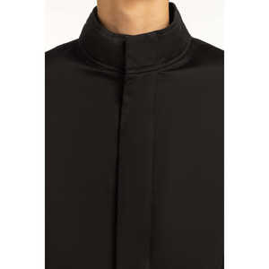 แจ็คเก็ตหนังแท้ลำลองสำหรับฤดูใบไม้ร่วง คอตั้ง ปิดด้วยซิป กันน้ำ ทรงปกติ MN-JKT-WS25-700B ผ้าแคนวาส - Product Image 2