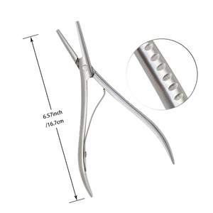 Herramienta de estilismo de acero inoxidable multifunción para hacer extensiones de cabello, alicates - Product Image 3