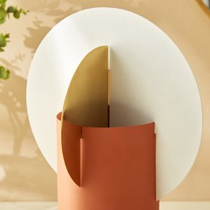 Townxan แจกันโลหะทำด้วยมือแจกันดอกไม้โลหะสไตล์ชายฝั่ง - Product Image 5