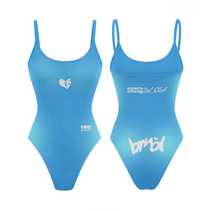Maillot de bain femme en polyester et nylon 230 GSM de qualité supérieure, couleurs dégradées accrocheuses, logo personnalisé par sublimation - Product Image 5