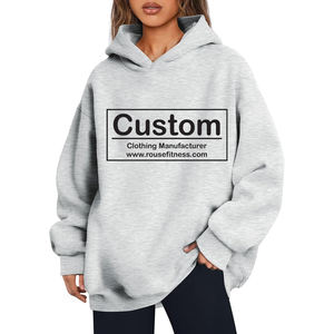 Sudadera con capucha unisex de gran tamaño con logotipo personalizado, sudadera desgastada vintage con lavado ácido y salpicaduras de pintura, jersey de calle lavado con piedra - Product Image 1