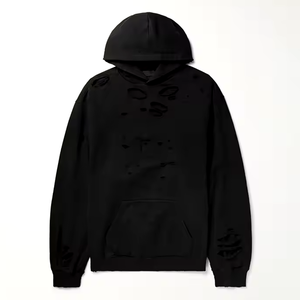 Sudaderas con Capucha de Invierno de Primera Calidad, 100% Algodón Orgánico, Forro Polar Ecológico, Transpirable, Grueso, Informal, con Bolsillo - Product Image 2